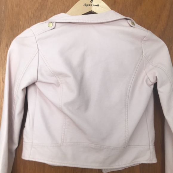 Girl’s Faux Leather Jacket - Picture 5 of 6